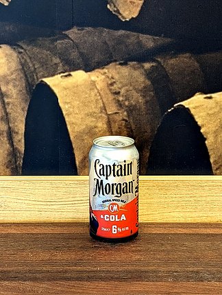 Captain Morgan Spiced Cola 6% Can 330ml - Image 1