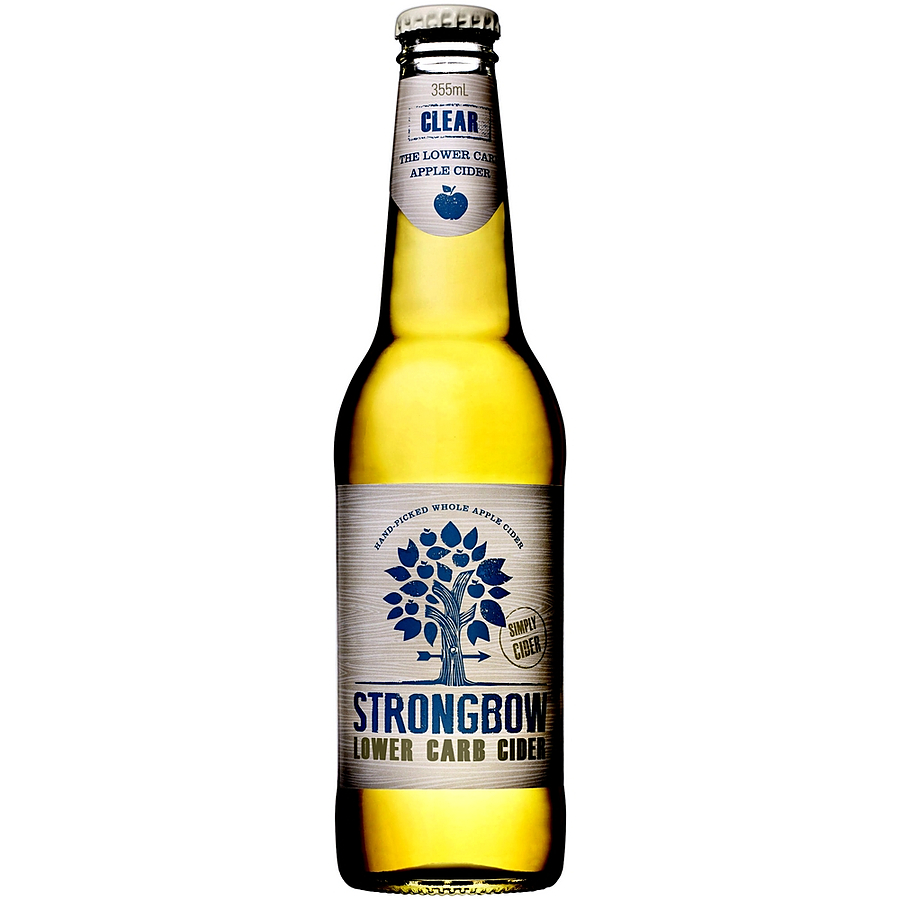 Strongbow 5 Lower Carb Cider 355ml Bottle Ciders and Coolers