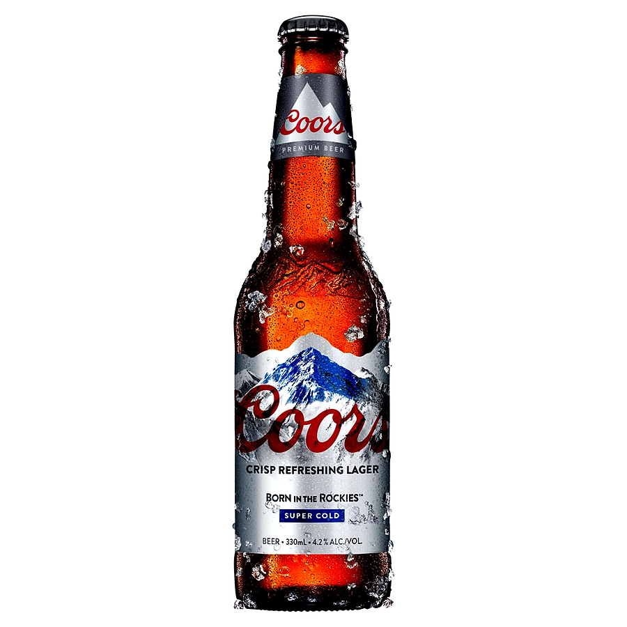 Coors Lager Stubby 330ml - International - Beers