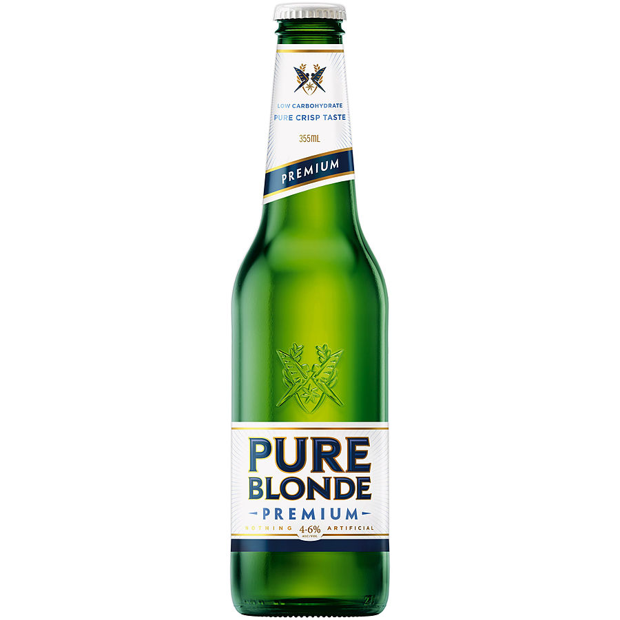 Pure Blonde Stubby 355ml - Image 1