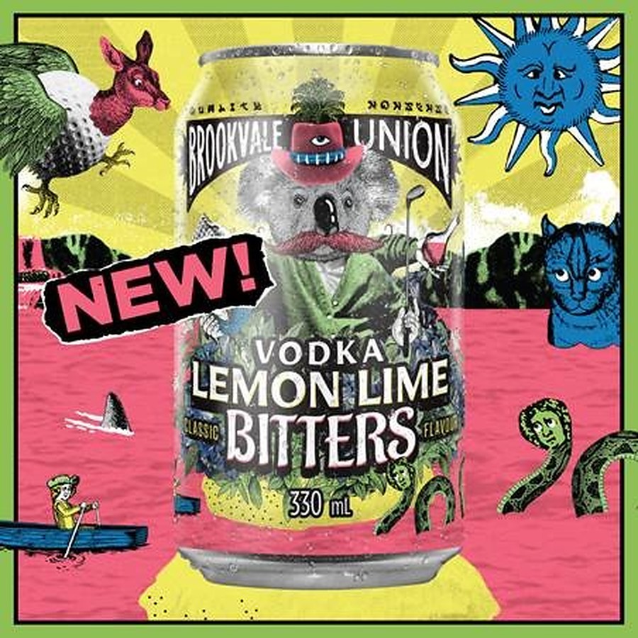 Brookvale Union Vodka Lemon Lime Bitters - Image 1