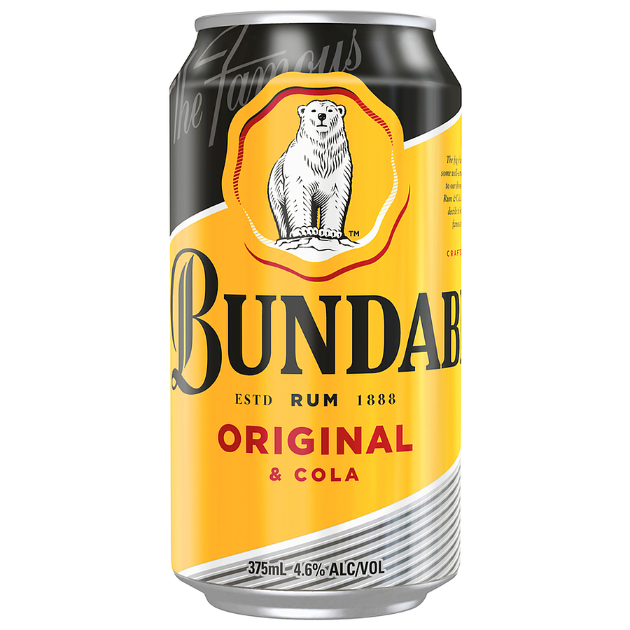 Bundaberg Up Rum And Cola 4.6 375ml Can