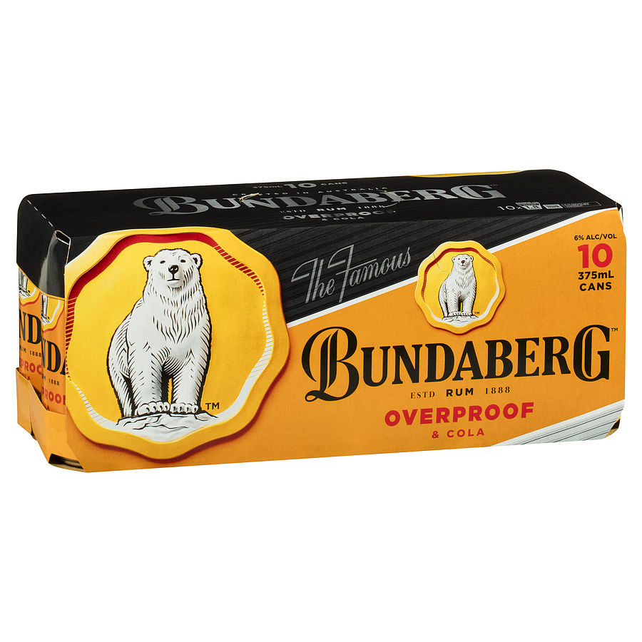 Bundaberg O.P. Rum And Cola 6 Can 10 Pack