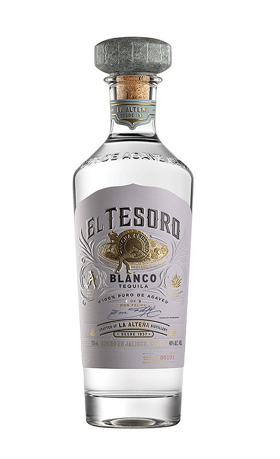 El Tesoro Blanco Tequila 40% 750ml - Image 1