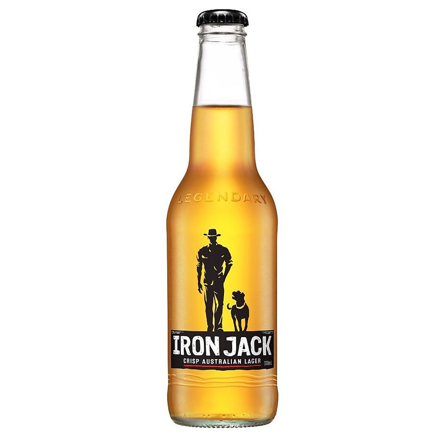 Iron Jack 3.5% Lager Stubby 330ml Iron Jack 3.5% Lager Stubby 330ml - Image 1