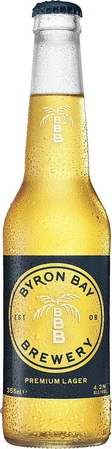 Byron Bay Brewery Premium Lager 4.2% 355 - Image 1
