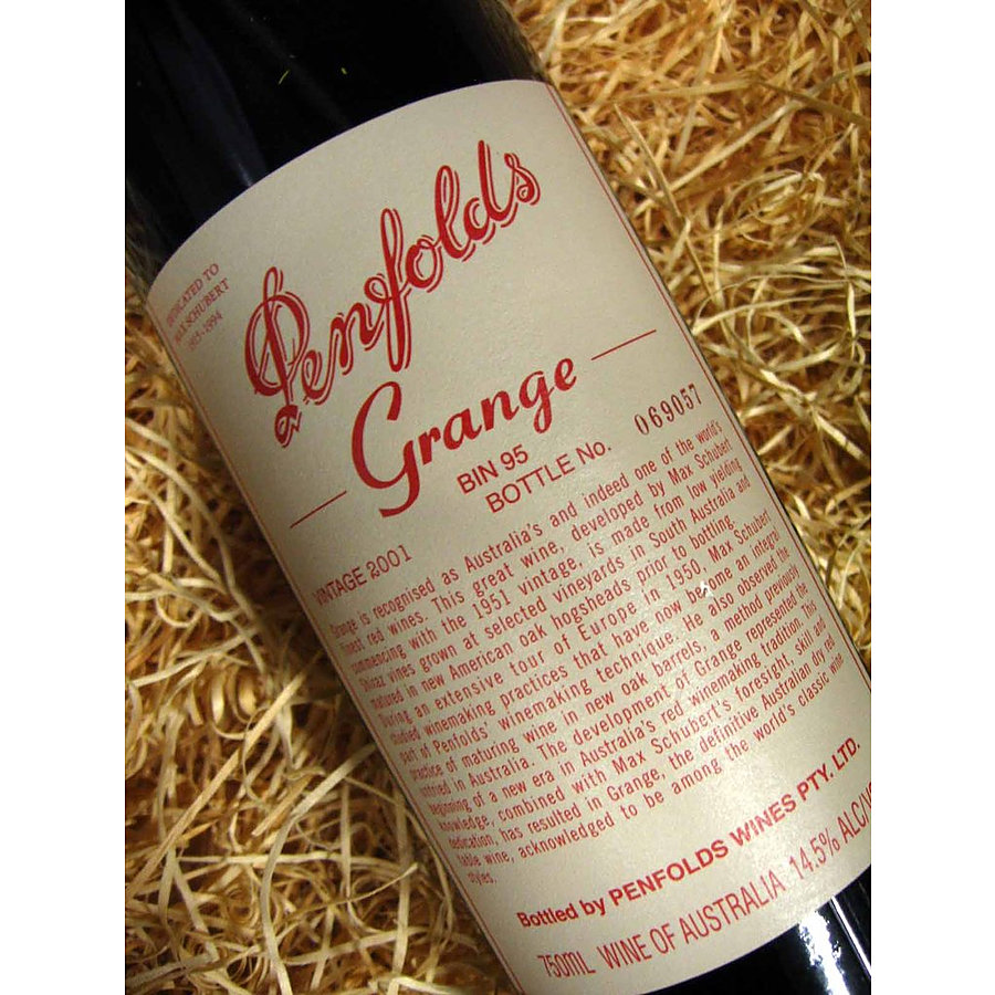 Penfolds Grange Vintage 2001 750ml