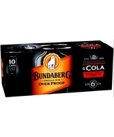 more on Bundaberg O.P. Rum And Cola 6% Can 10 Pack