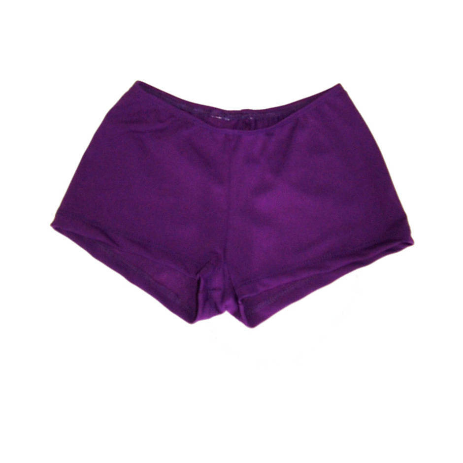 Chlorine resistant boyleg shorts for Girls in violet