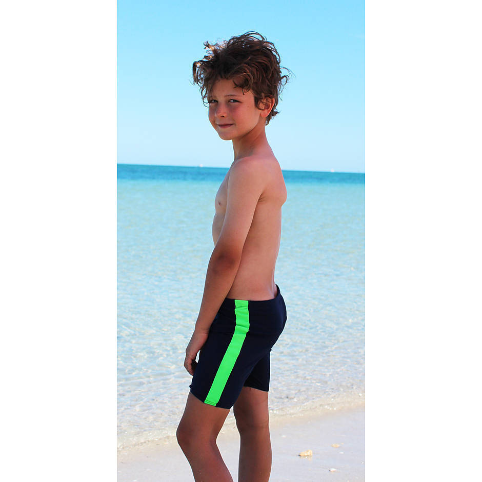Chlorine resistant jammers for Boys in navy Boys Swimwear Sea