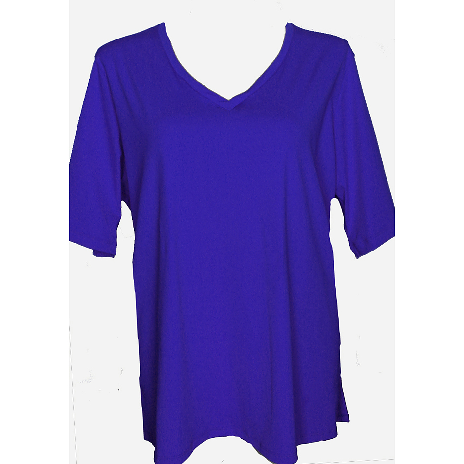 V Neck Rash Shirt Purple |Rash Shirts | Seajewels Swimwear