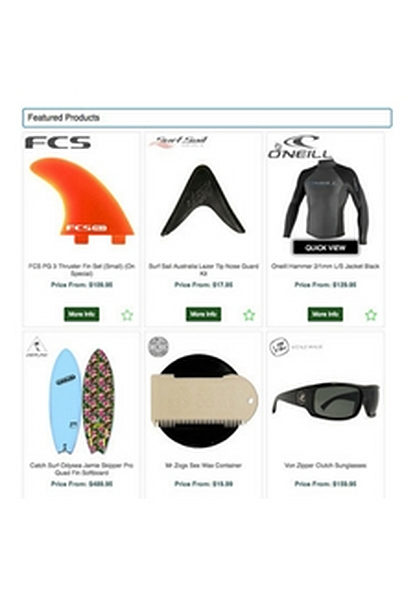 Home Page Components - Featured Products - Image