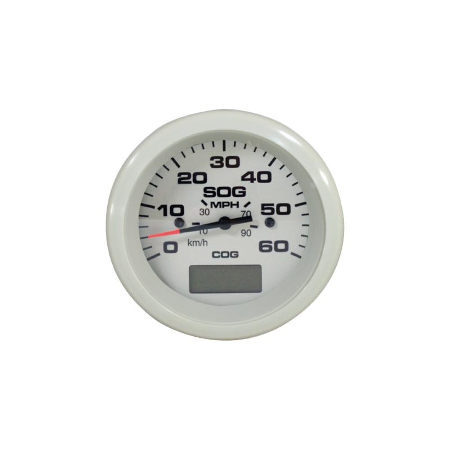 GPS Speedometer - Arctic White