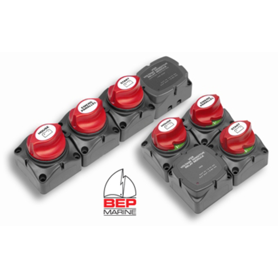 Switch Battery Cluster 3 Gang Vert 100a Vsr Electrical