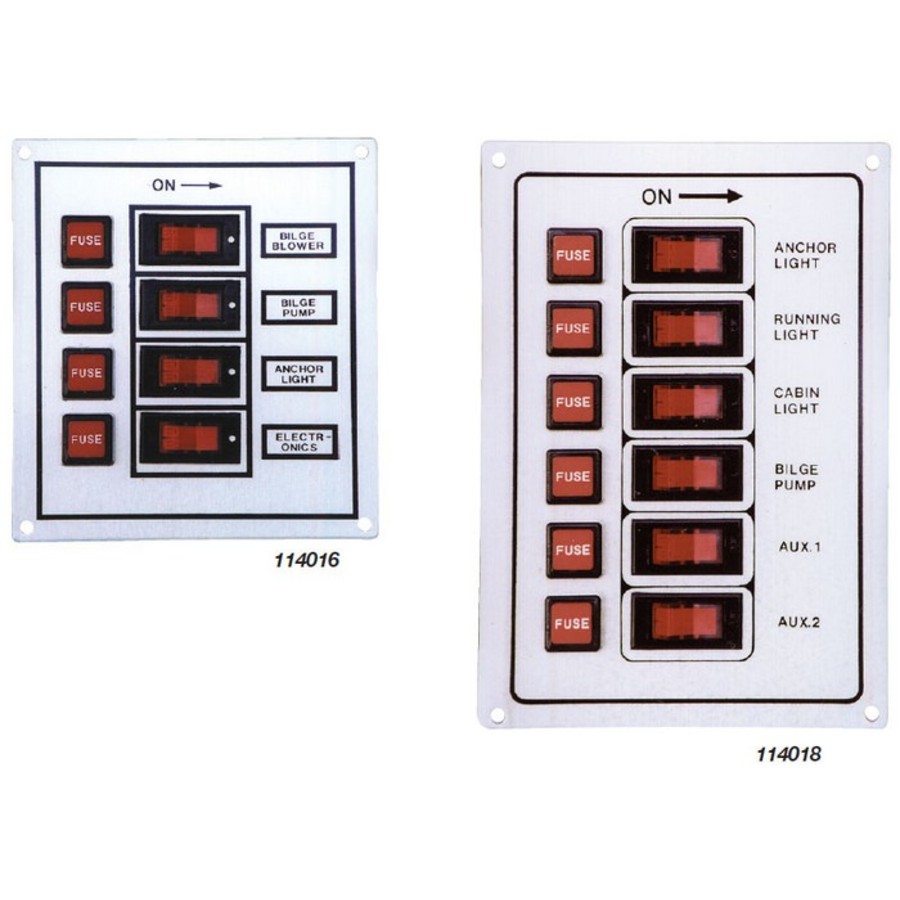 Switch Panel Silver Alloy