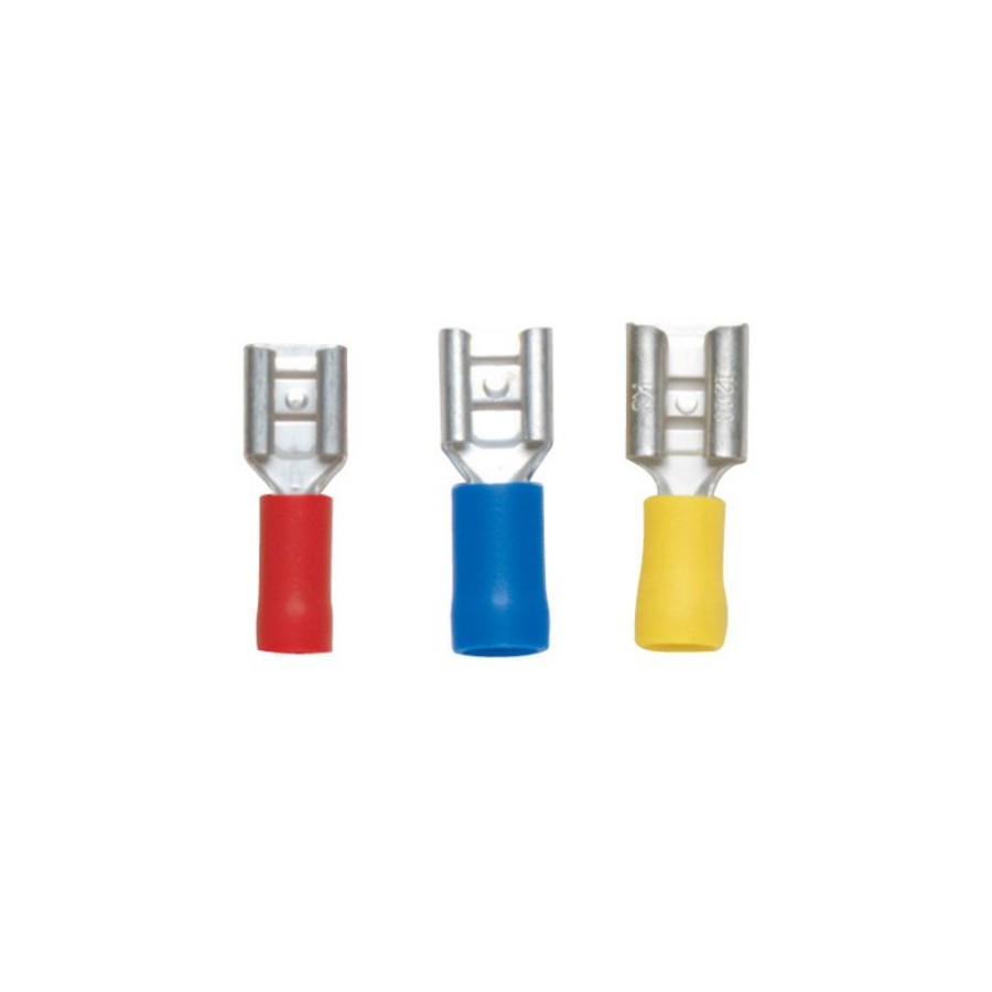Pre-insulated External Spade Terminals - Red 10 Pack
