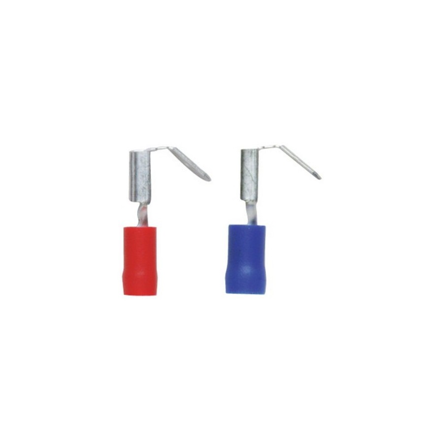 Pre-insulated External Spade Terminals - Red 100 Pack - Image 1