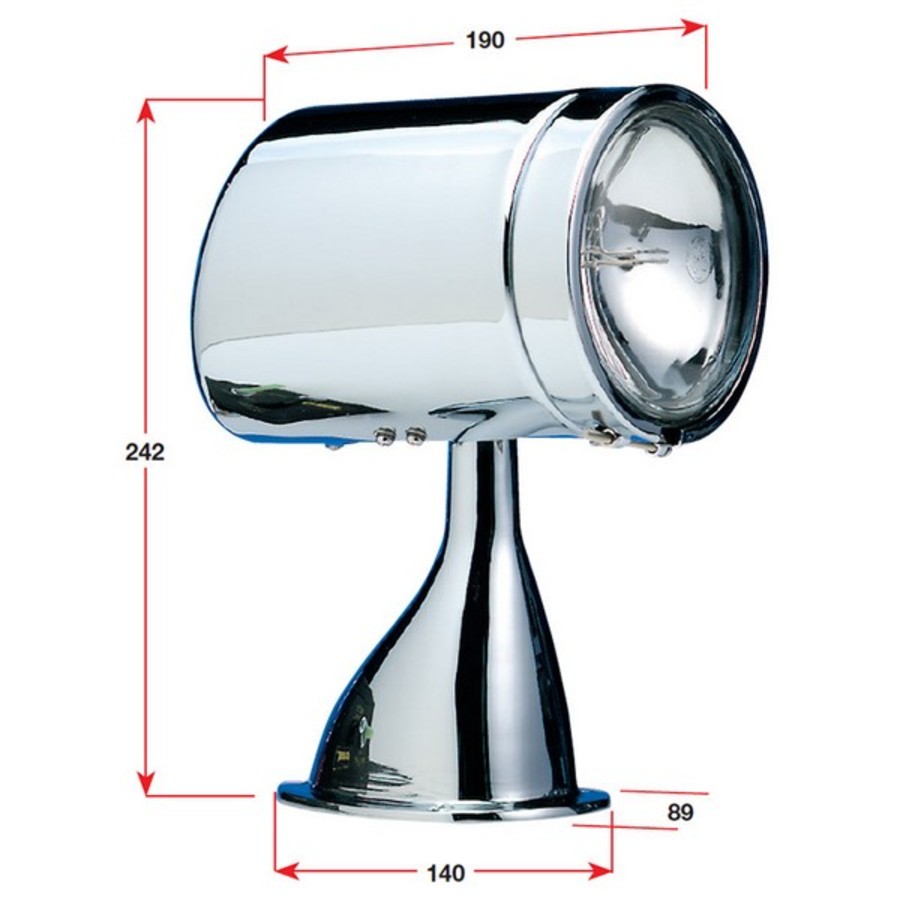 BEP Spotlight/Floodlight - Remote Control Stainless Steel - Image 1