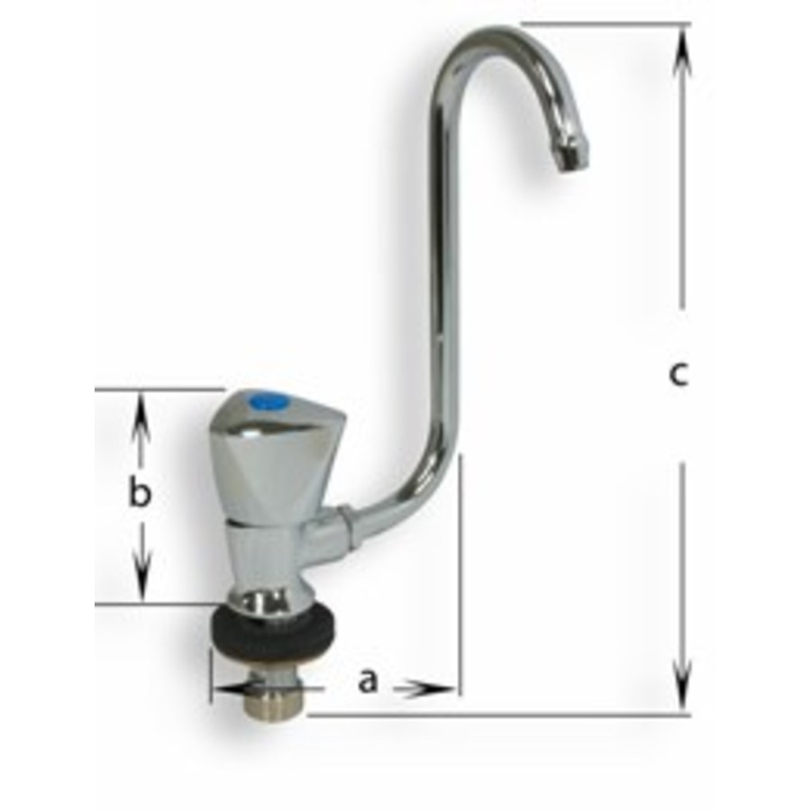 Chrome Plated Brass Mini Taps - Single faucet