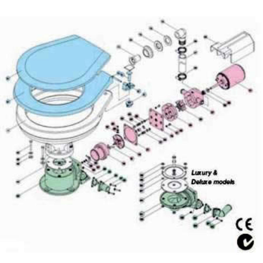 Toilet Conversion Kit Standard 12v