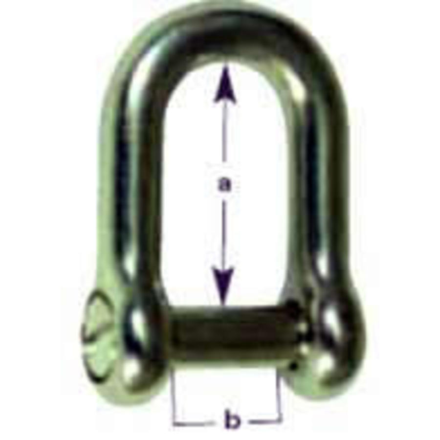 Stainless Steel Countersunk PinD Shackle - 5mm