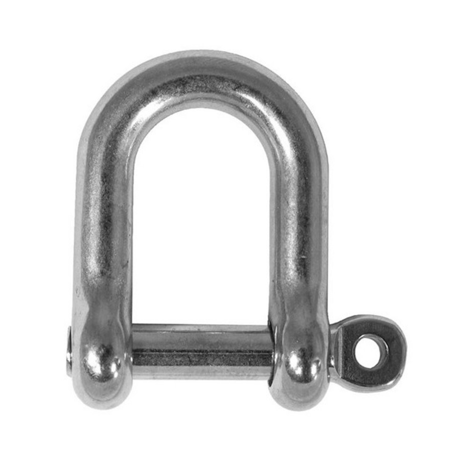Stainless Steel Captive Pin D Shackle - 8mm