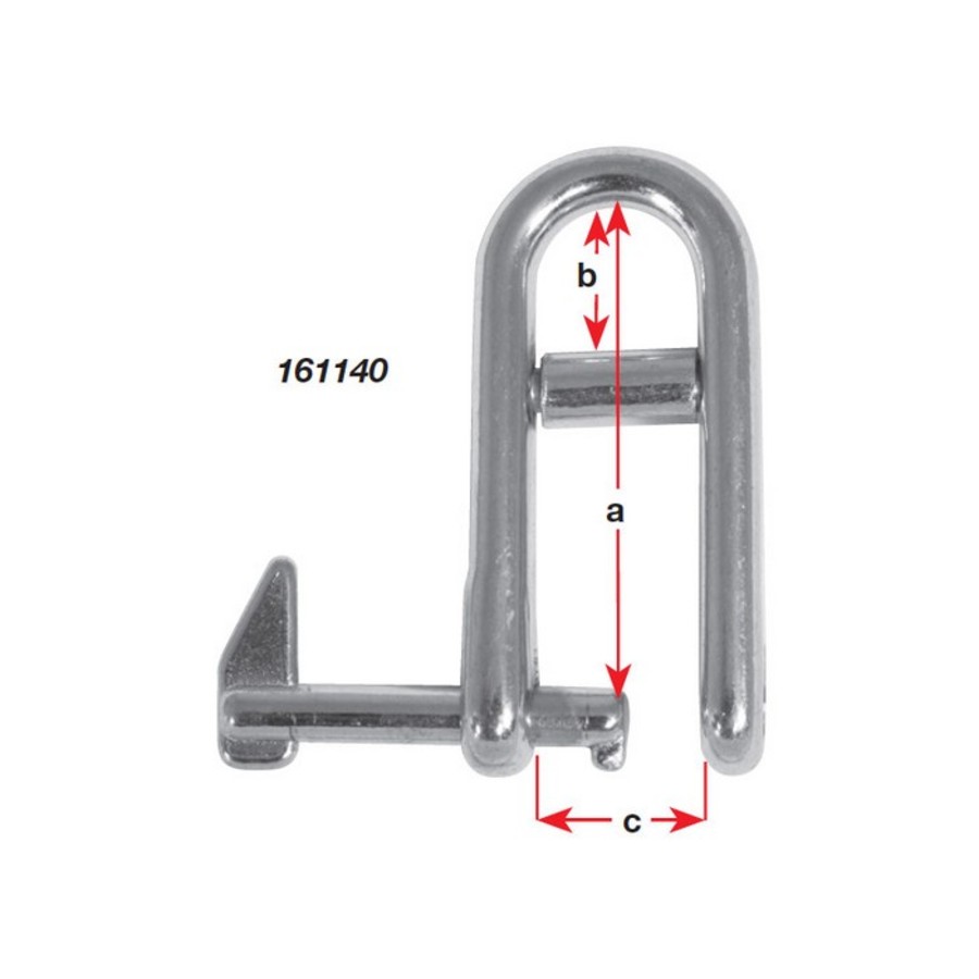 Stainless Steel Quick Release Halyard Shackles - 5mm
