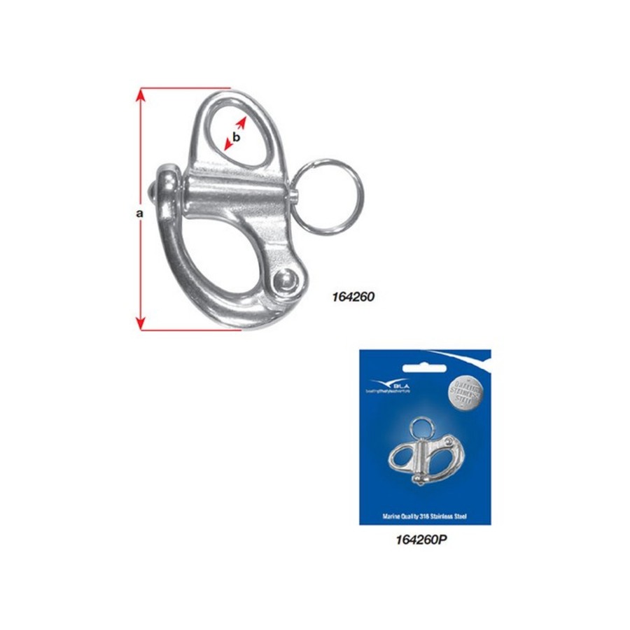 Snap Shackle Fixed Eye G316 SS 32mm - Image 1