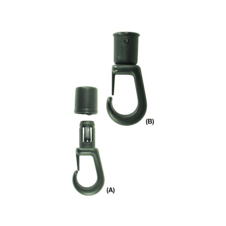 Nylon Shock Cord Snap Hook - 5-6mm