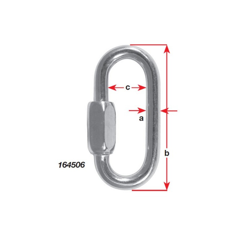 Stainless Steel Quick Links - 40mm - Image 1