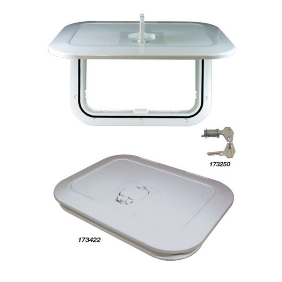 Hatch Access Luran Covered White 286x386