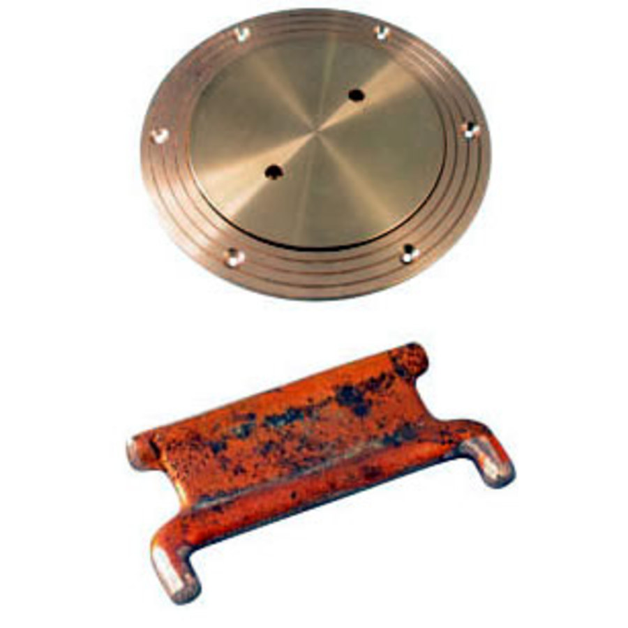 Deck Plate C/W Key Cast Bronze 145mm Id - Deck Plates