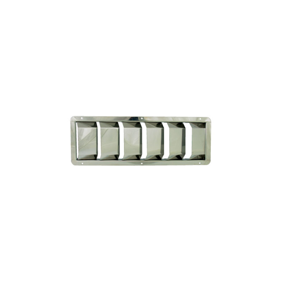 Louvre Vent - Stainless Steel 6 Louvres