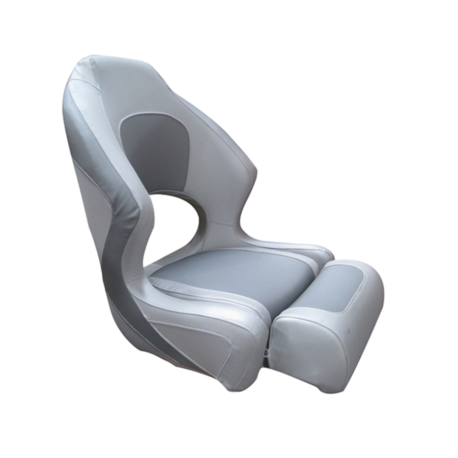 Deluxe Sport Seat - Silver and grey