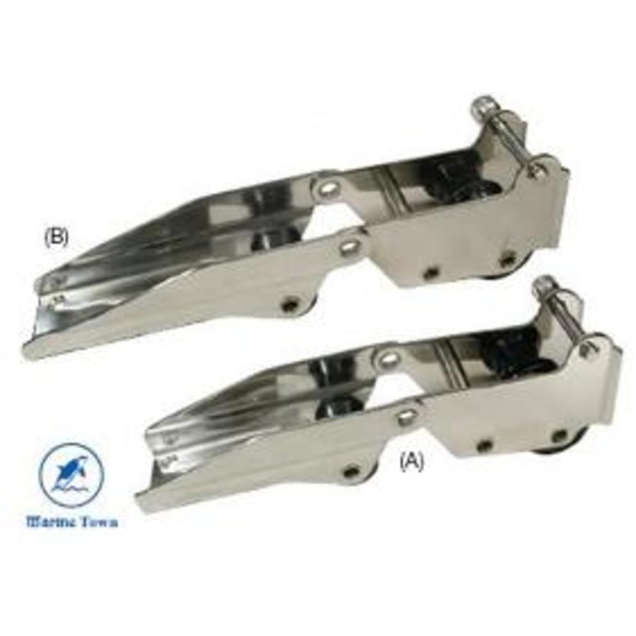 Hinged Bow Roller - Stainless Steel