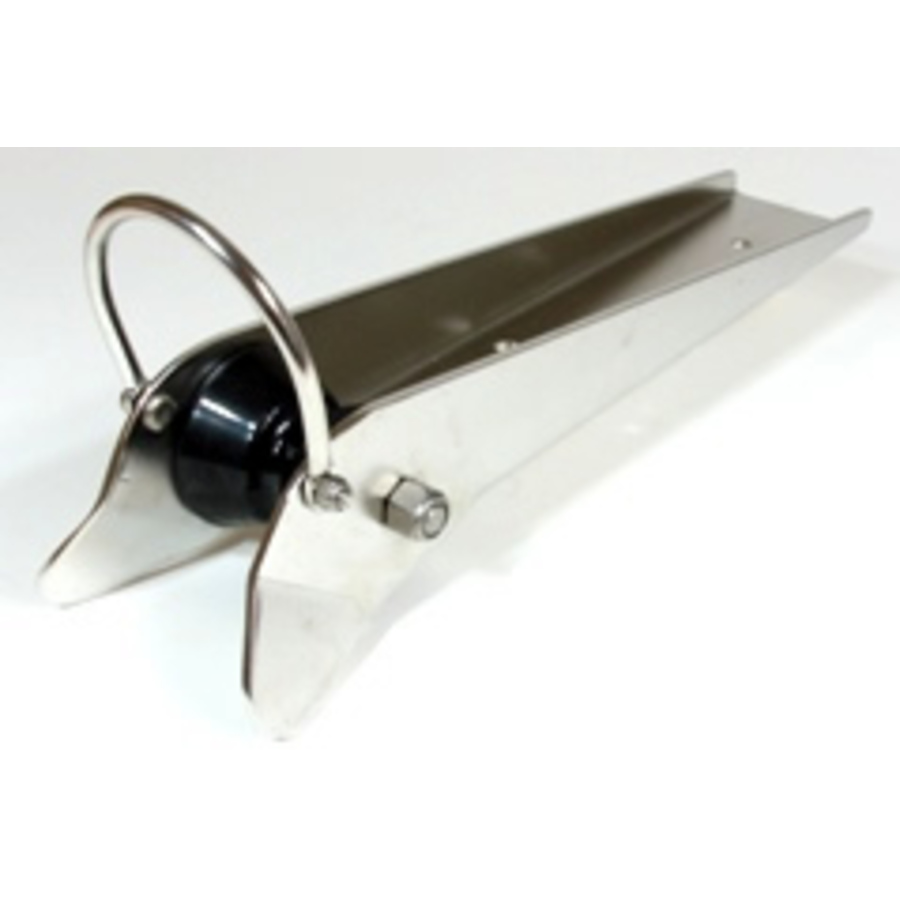 Captured Anchor Roller - Stainless Steel