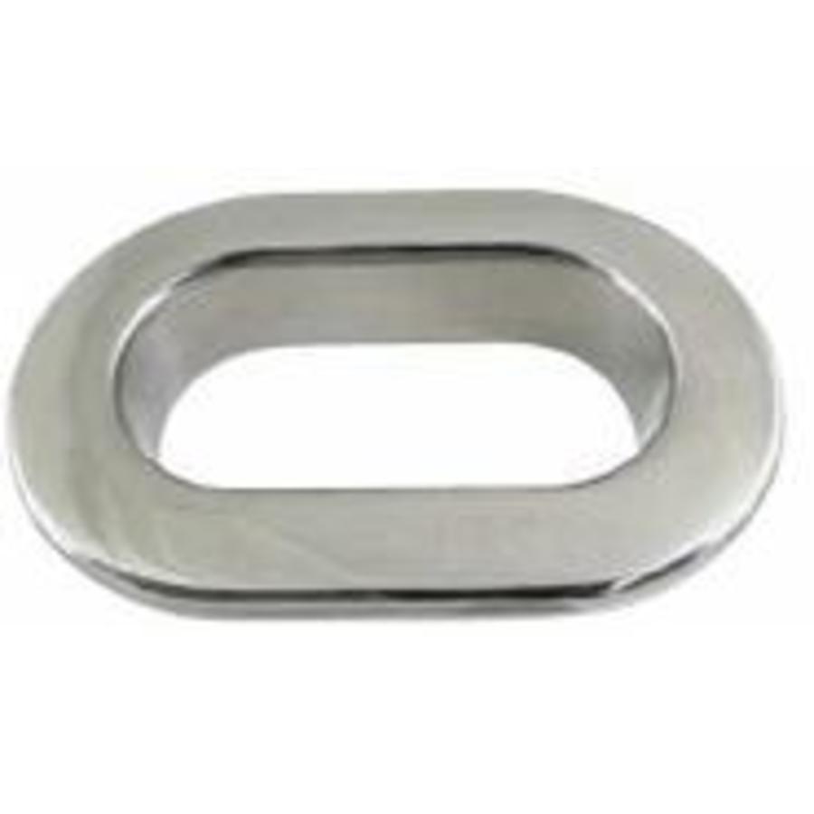 Oval Hawse Hole - Cast Stainless Steel - Deck Hardware