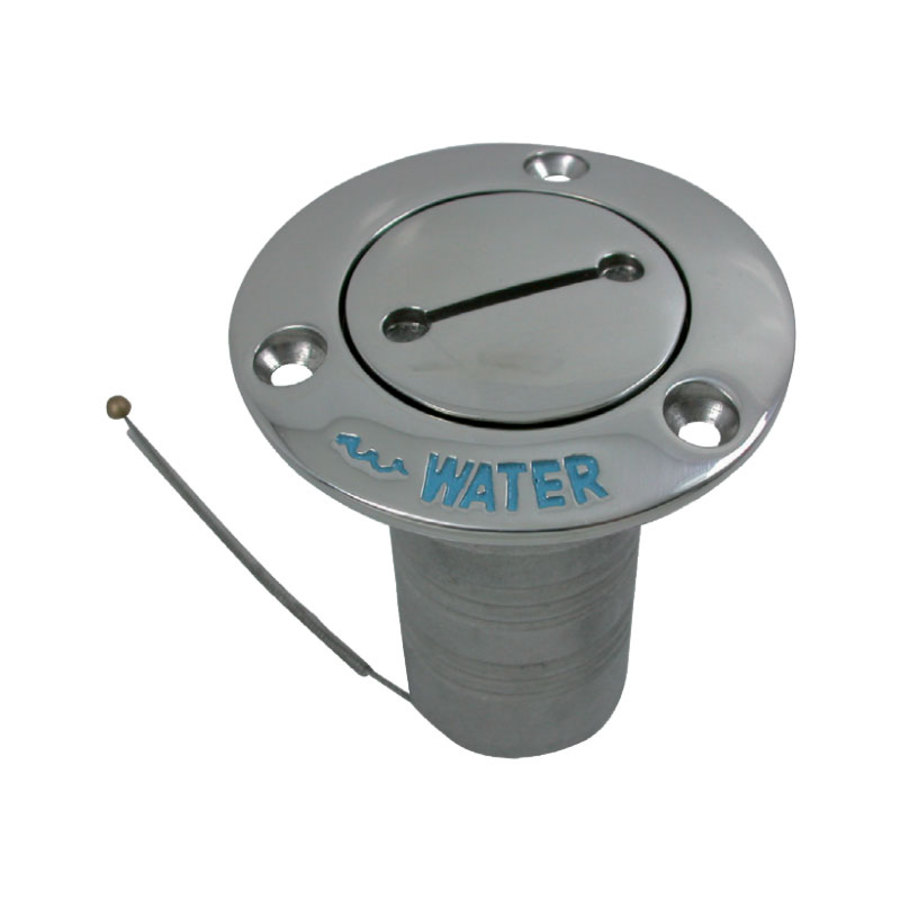 Cast Stainless Steel Deck Filler - Water 38mm / 1inch