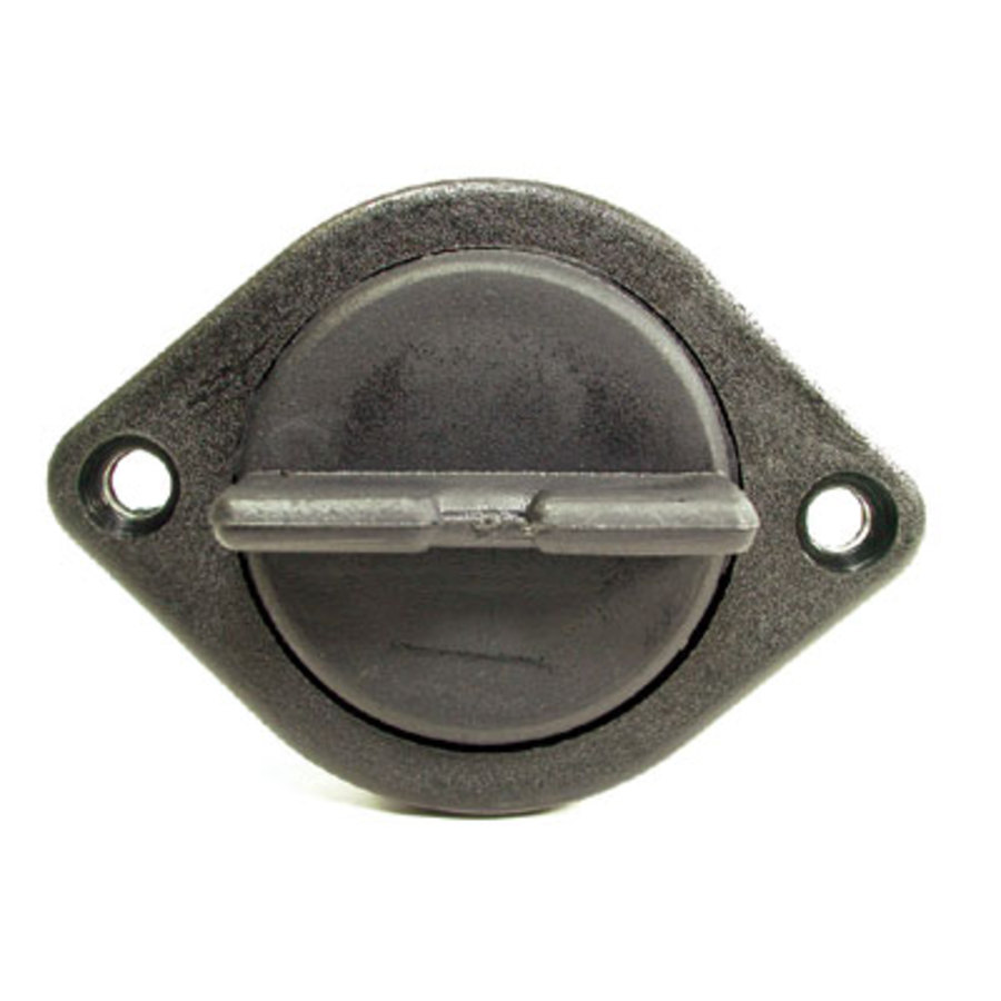 Plastic Large Diameter Drain Plug - Black