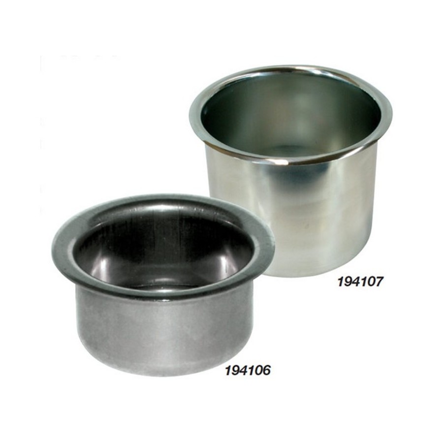 Drink Holder Recessed S/S 88mm Dia
