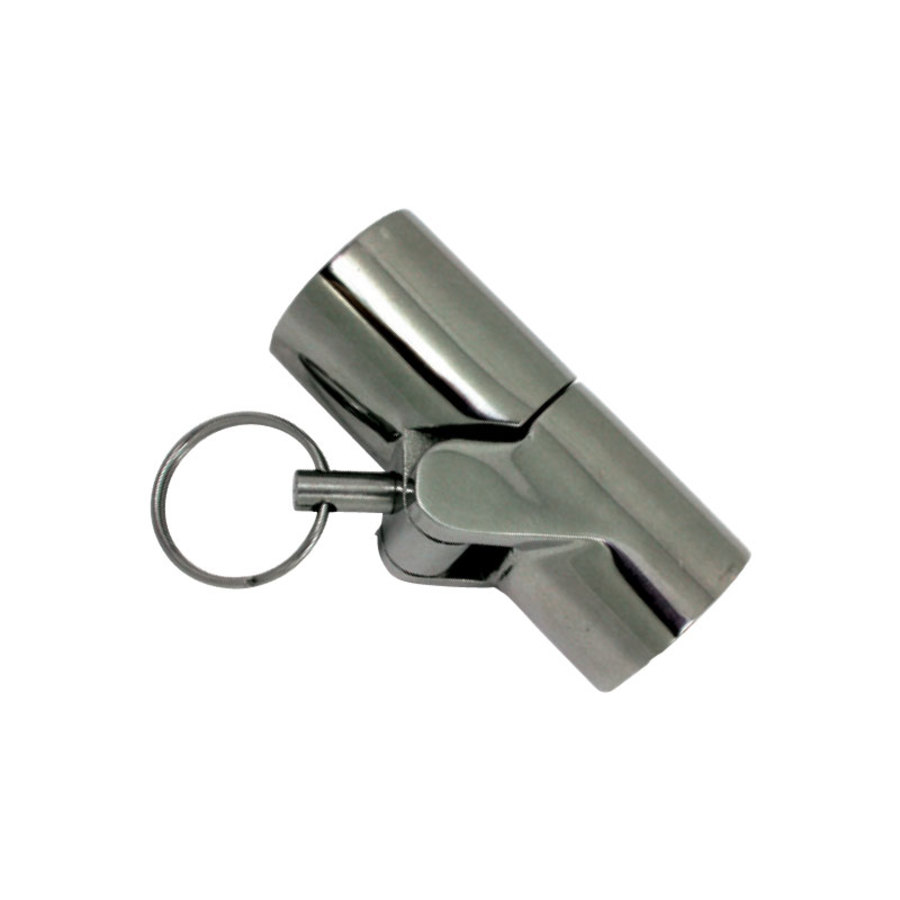 Canopy Tube Hinge S/S 25mm-1 With Pin