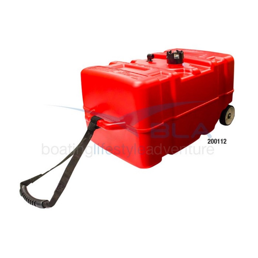 Fuel Tank Plastic 45L W/Guage and Wheels Fuel Tanks and Tank Fittings