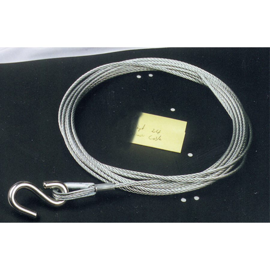 Winch Cable With SS Hook 4.5mx4mm