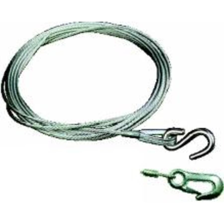 Winch Cable With SS Hook 9.1mx4.8mm Winch Cables Trailer Accessories