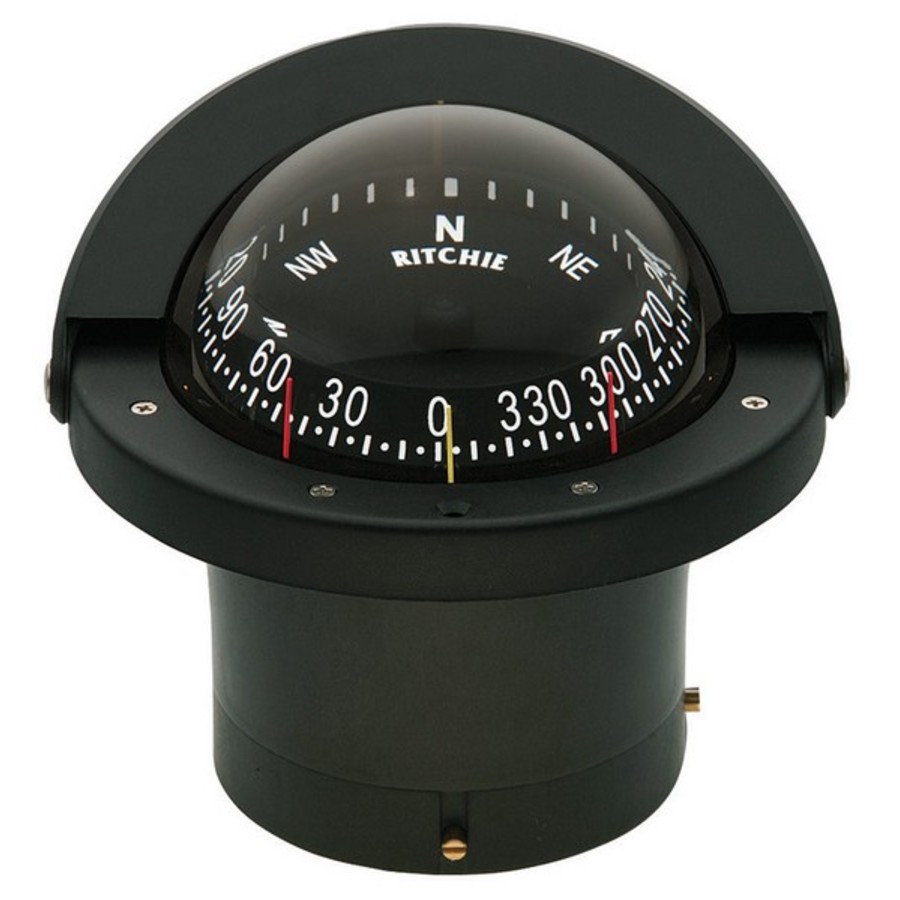 Compass Navigator Flush Mnt Blk Fn-203