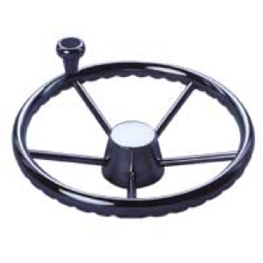 Steering Wheel - Five Spoke Stainless Steel - Image 1