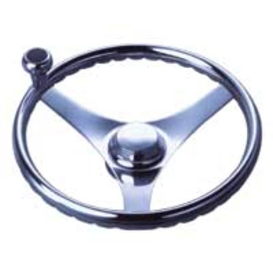 Steering Wheel - Three Spoke Stainless Steel