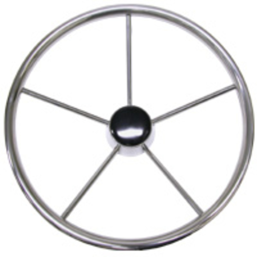 Steering Wheel - Five Spoke Stainless Steel