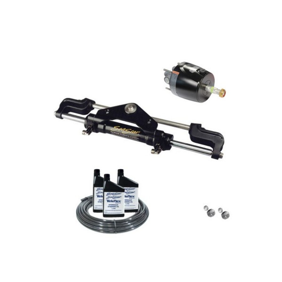 Front Mount Outboard Hydraulic Steering Kit - Single Engine 291014 Cylinder