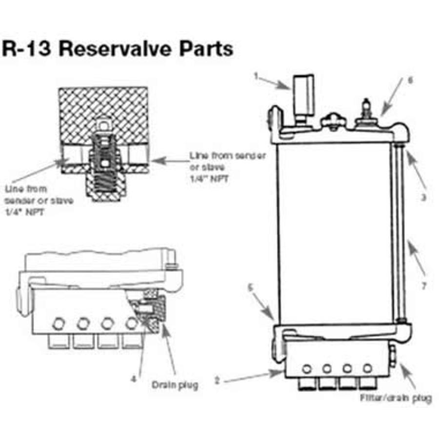 Charging Valve To Suit R-13 Reservalve